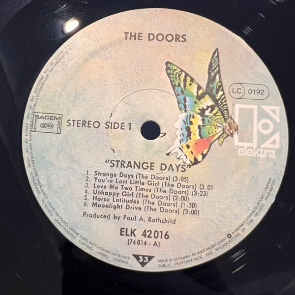 The Doors - Strange Days | Elektra (42016) - 3 The Doors - Strange Days | Elektra (42016) - 3