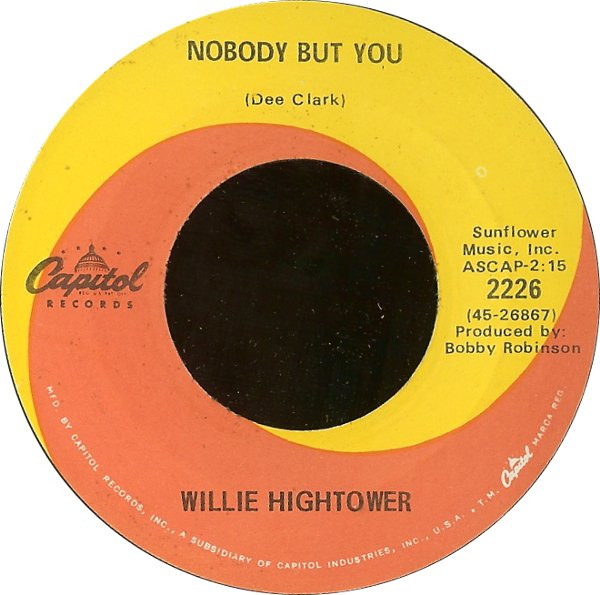 Willie Hightower - It's A Miracle | Capitol Records (2226) - 2