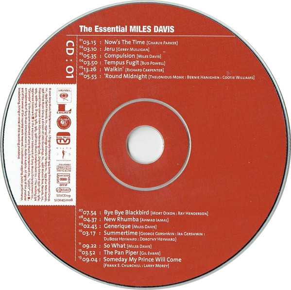 Miles Davis - The Essential Miles Davis | Columbia (STVCD119) - 3 Miles Davis - The Essential Miles Davis | Columbia (STVCD119) - 3