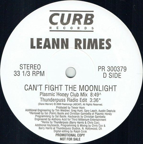LeAnn Rimes - Can't Fight The Moonlight | Curb Records (PR 300379) - 4 LeAnn Rimes - Can't Fight The Moonlight | Curb Records (PR 300379) - 4