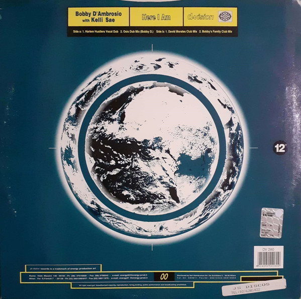 Bobby D'Ambrosio With Kelli Sae - Here I Am | D:Vision Records (DV 260) - 2