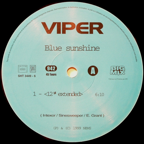 Viper - Blue Sunshine | Big Mix (SHT 3449-6) - 3 Viper - Blue Sunshine | Big Mix (SHT 3449-6) - 3
