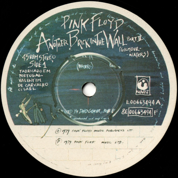 Pink Floyd - Another Brick In The Wall (Part II) c/w One Of My Turns | Harvest (8E 00663494 F) - 3 Pink Floyd - Another Brick In The Wall (Part II) c/w One Of My Turns | Harvest (8E 00663494 F) - 3
