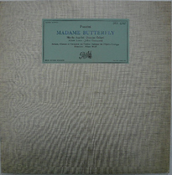 Giacomo Puccini - Madame Butterfly | Pathé (DTX 30167) - main
