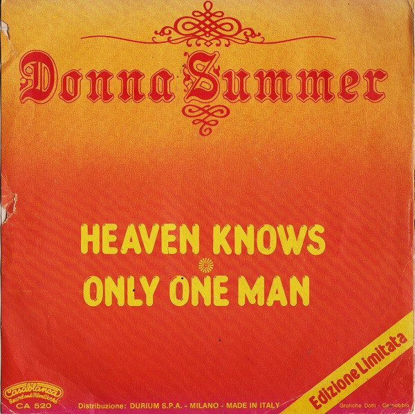 Donna Summer - Heaven Knows / Only One Man | Casablanca (CA. 520) - 2 Donna Summer - Heaven Knows / Only One Man | Casablanca (CA. 520) - 2