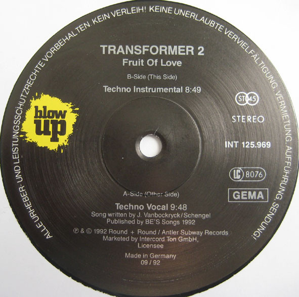 Transformer 2 with Asli Tanriverdi - Fruit Of Love | Blow Up (INT 125.969) - main Transformer 2 with Asli Tanriverdi - Fruit Of Love | Blow Up (INT 125.969) - main