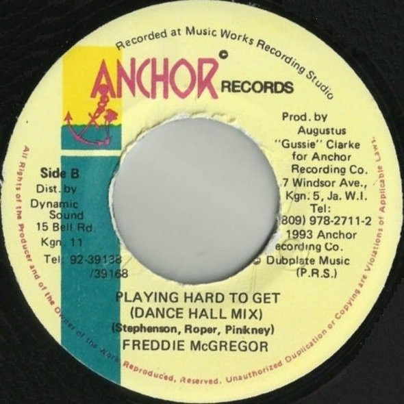 Freddie McGregor - Playing Hard To Get (Soul Jam Mix) | Anchor Records (none) - 2 Freddie McGregor - Playing Hard To Get (Soul Jam Mix) | Anchor Records (none) - 2