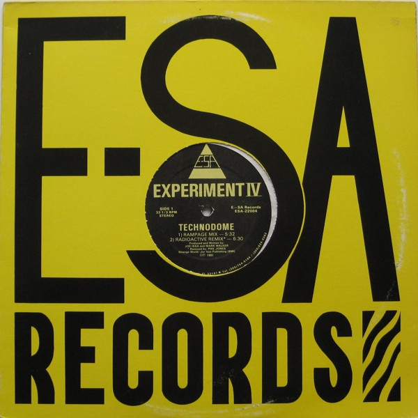 Experiment IV - Technodome | E-SA Records (E-SA 22004) - main Experiment IV - Technodome | E-SA Records (E-SA 22004) - main