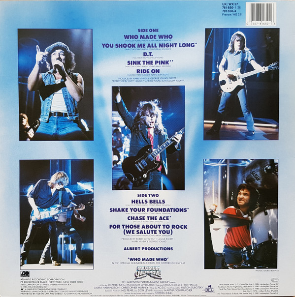 AC/DC - Who Made Who | Atlantic (781 650-1) - 2