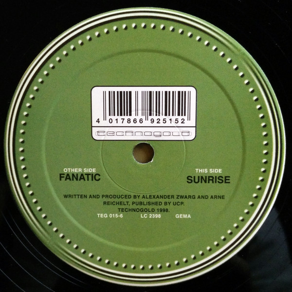 Saturator - Fanatic / Sunrise | Technogold (TEG 015-6) - main