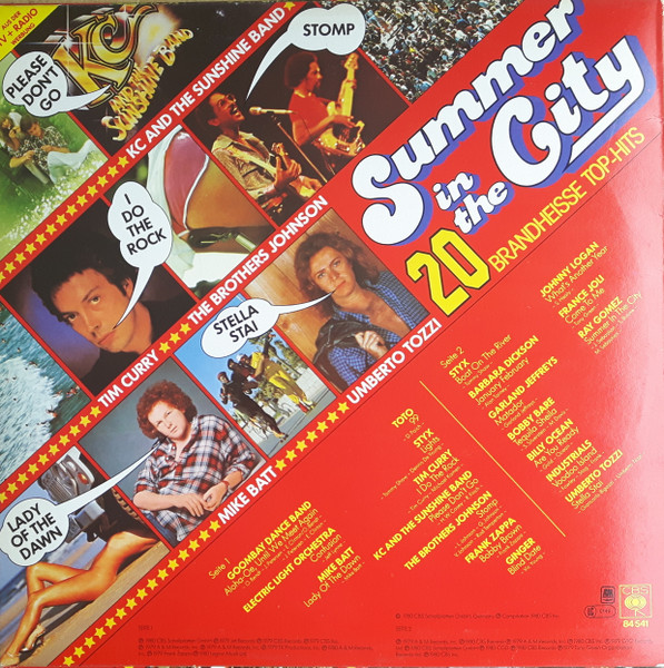 Various - Summer In The City - 20 Brandheisse Top-Hits | CBS (CBS 84 541) - 2 Various - Summer In The City - 20 Brandheisse Top-Hits | CBS (CBS 84 541) - 2