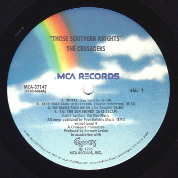 The Crusaders - Those Southern Knights | MCA Records (MCA-37147) - 3