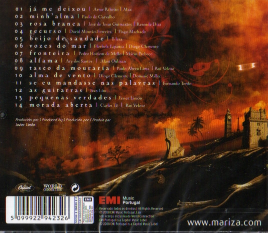 Mariza - Terra | EMI Music Portugal (50999 2 29423 2 6) - 2 Mariza - Terra | EMI Music Portugal (50999 2 29423 2 6) - 2