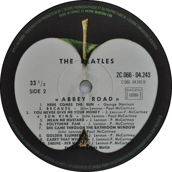 The Beatles - Abbey Road | Apple Records (2C 066 04243) - 4 The Beatles - Abbey Road | Apple Records (2C 066 04243) - 4