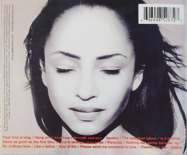 Sade - The Best Of Sade [CD] | Epic (EK 85287) - 2