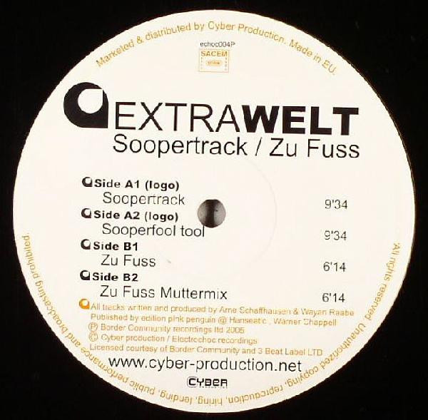 Extrawelt - Soopertrack / Zu Fuss | Electrochoc Records (echoc004P) - main Extrawelt - Soopertrack / Zu Fuss | Electrochoc Records (echoc004P) - main