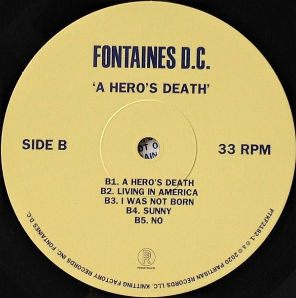 Fontaines D.C. - A Hero's Death | Partisan Records (PTKF2182-1) - 4