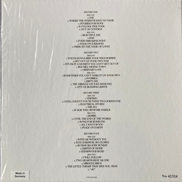 U2 - Songs Of Surrender | Island Records (00602445495580) - 2