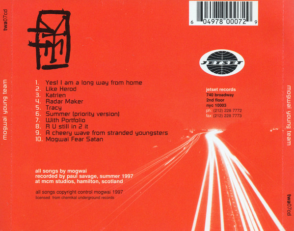 Mogwai - Young Team | Jetset Records (twa07cd) - 2