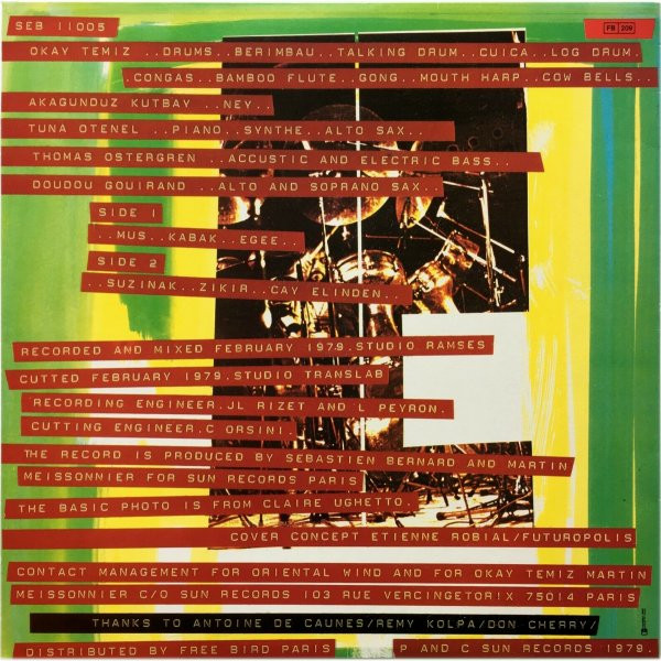 Oriental Wind - Zikir | Sun Records (SEB 11005) - 2