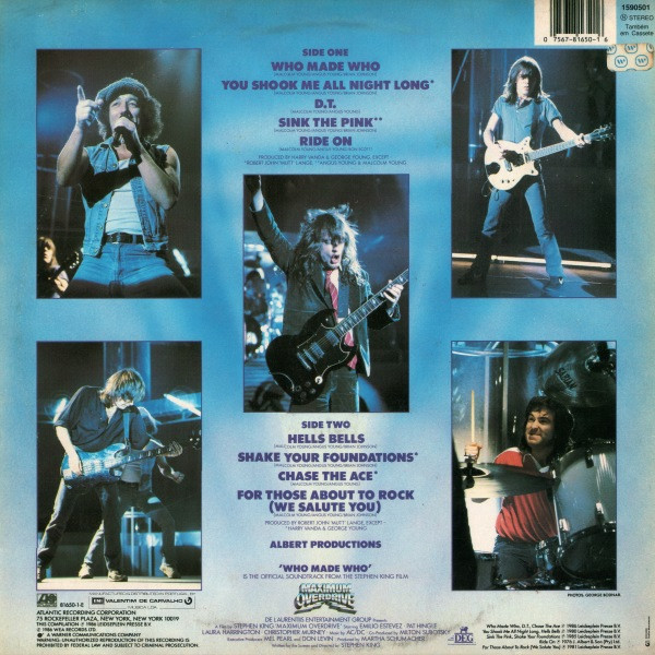 AC/DC - Who Made Who | Atlantic (1590501) - 2
