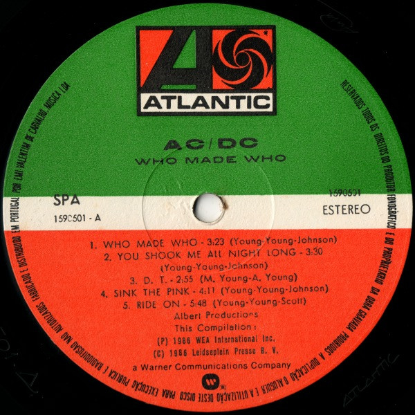 AC/DC - Who Made Who | Atlantic (1590501) - 3