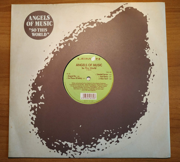 Angels Of Music - So This World | Lemon Records (LEM 013) - 2