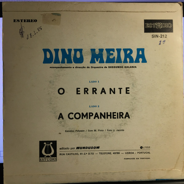 Dino Meira - Dino Meira | Estúdio (SIN-212) - 2