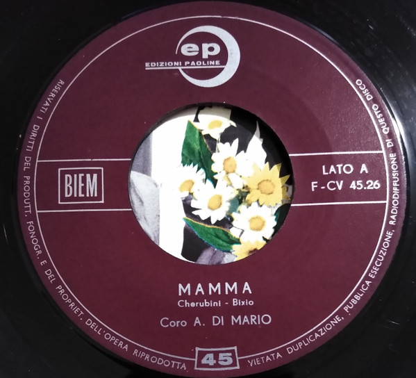 Coro Angelo Di Mario , Rossella Libianchi - Mamma / Do, Re, Mi... | Edizioni Paoline (F-CV 45.26) - 3