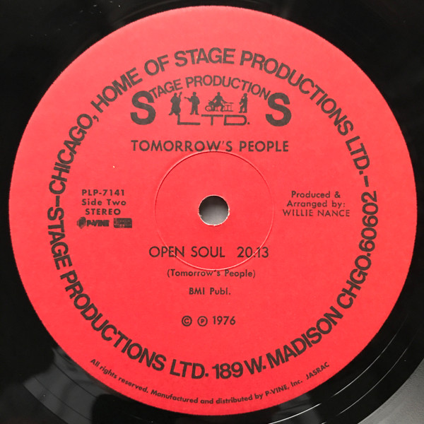 Tomorrow's People - Open Soul | P-Vine Records (PLP-7141) - 4 Tomorrow's People - Open Soul | P-Vine Records (PLP-7141) - 4