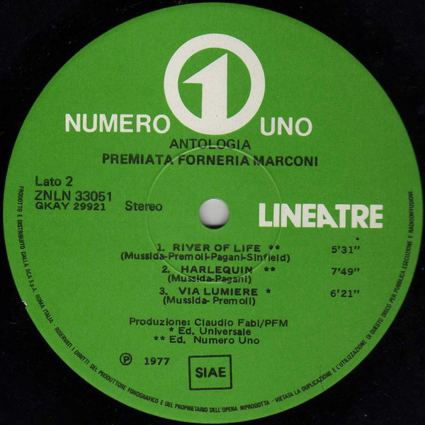 Premiata Forneria Marconi - Antologia | Numero Uno (ZNLN 33051) - 3 Premiata Forneria Marconi - Antologia | Numero Uno (ZNLN 33051) - 3