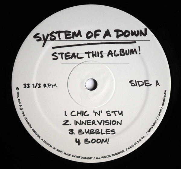 System Of A Down - Steal This Album! | American Recordings (19075865621) - 3