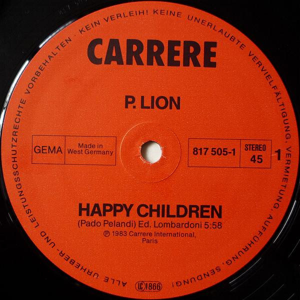 P. Lion - Happy Children | Carrere (817505-1 Y) - 3