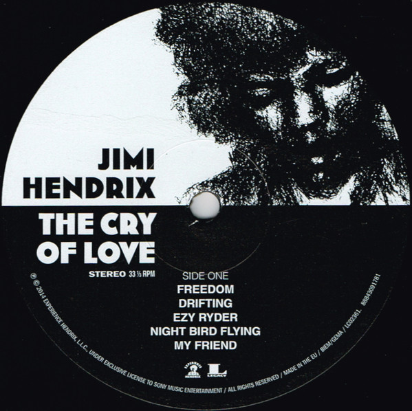 Jimi Hendrix - The Cry Of Love | Legacy (88843091781) - 4 Jimi Hendrix - The Cry Of Love | Legacy (88843091781) - 4