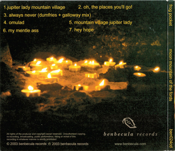 Frog Pocket - Moon Mountain Of The Fords | Benbecula Records (BEN 024 CD) - 2