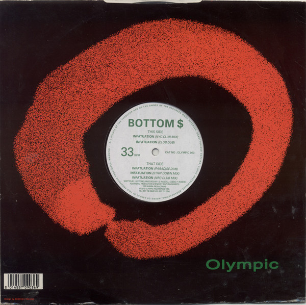 Bottom Dollar - Infatuation | Olympic Recordings (OLYMPIC 003) - 3 Bottom Dollar - Infatuation | Olympic Recordings (OLYMPIC 003) - 3