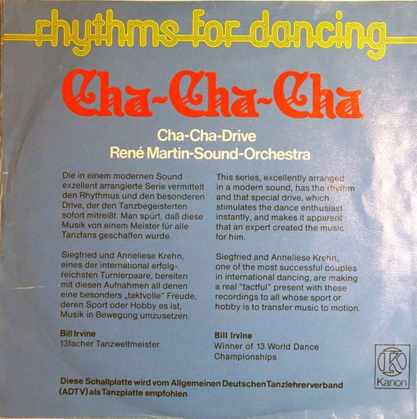 René Martin - Cha-Cha-Drive | Kanon (K 00104) - 2