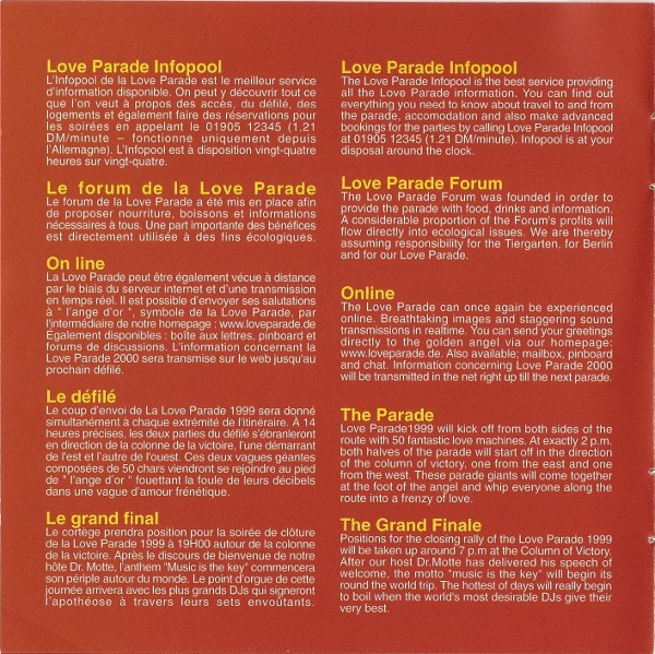 Various - Music Is The Key - Love Parade 99 | Omnisounds (3051702) - 4 Various - Music Is The Key - Love Parade 99 | Omnisounds (3051702) - 4