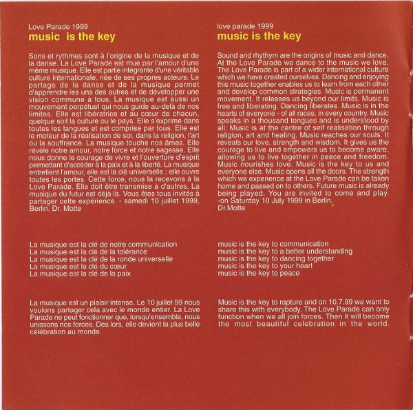 Various - Music Is The Key - Love Parade 99 | Omnisounds (3051702) - 2 Various - Music Is The Key - Love Parade 99 | Omnisounds (3051702) - 2