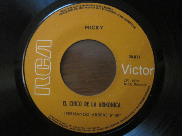 Micky - The Mouth Organ Boy | RCA Victor (30.011) - 3
