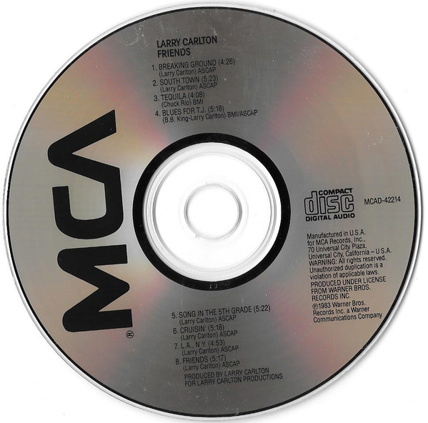 Larry Carlton - Friends | MCA Records (MCAD-42214) - 4