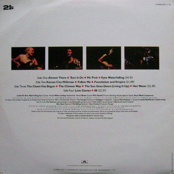 Level 42 - A Physical Presence | Polydor (LP 825 677-1) - 2