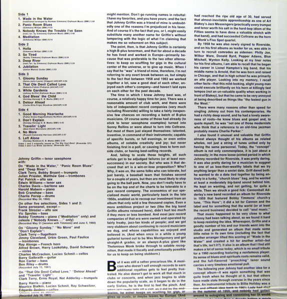 Johnny Griffin - Big Soul | Milestone (M-47014) - 3 Johnny Griffin - Big Soul | Milestone (M-47014) - 3