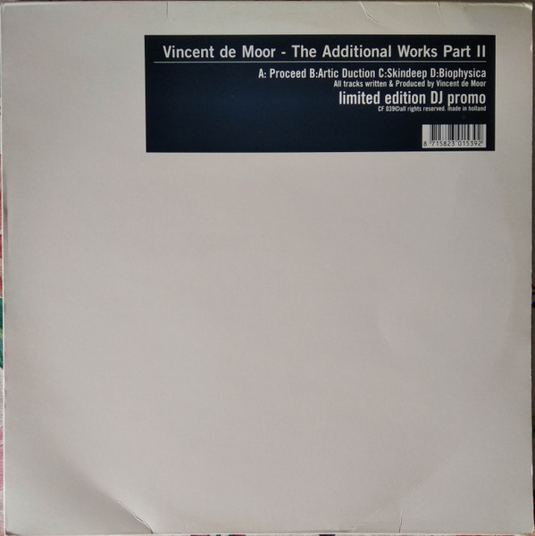 Vincent De Moor - The Additional Works Part II | Combined Forces (CF 039) - main
