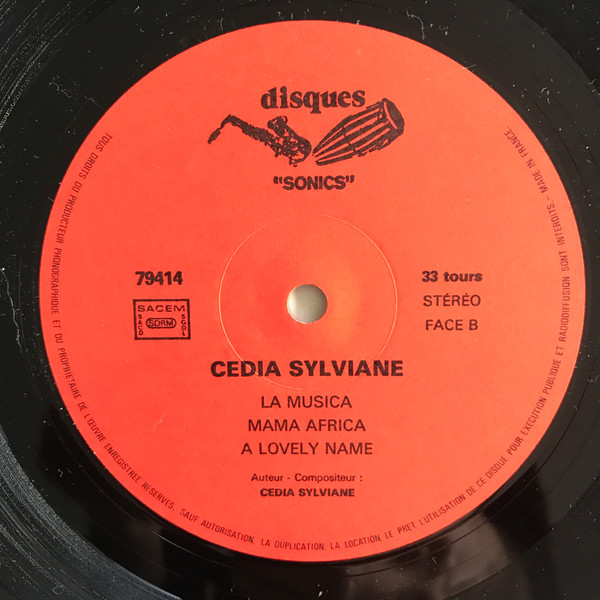 Sylviane Cédia - Cedia Sylviane | Disques Sonics (79414) - 4 Sylviane Cédia - Cedia Sylviane | Disques Sonics (79414) - 4