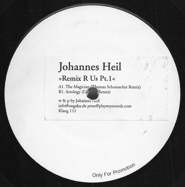 Johannes Heil - Remix R Us Pt.1 | Klang Elektronik (KLANG 111) - main Johannes Heil - Remix R Us Pt.1 | Klang Elektronik (KLANG 111) - main