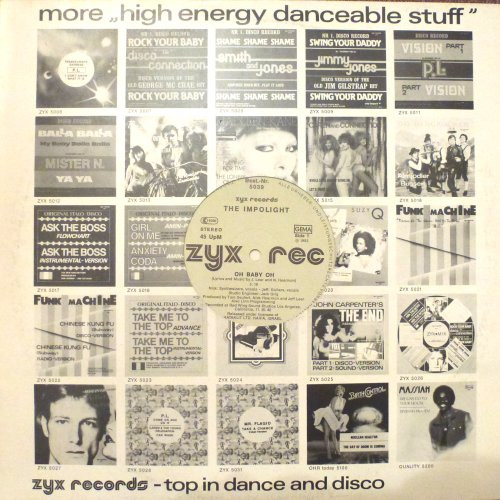 The Impolight - Oh Baby Oh | ZYX Records (5039) - 4