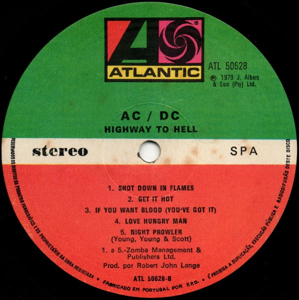 AC/DC - Highway To Hell | Atlantic (ATL 50628) - 4