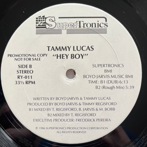 Tammy Lucas - Hey Boy | Supertronics (RY-011) - 3 Tammy Lucas - Hey Boy | Supertronics (RY-011) - 3