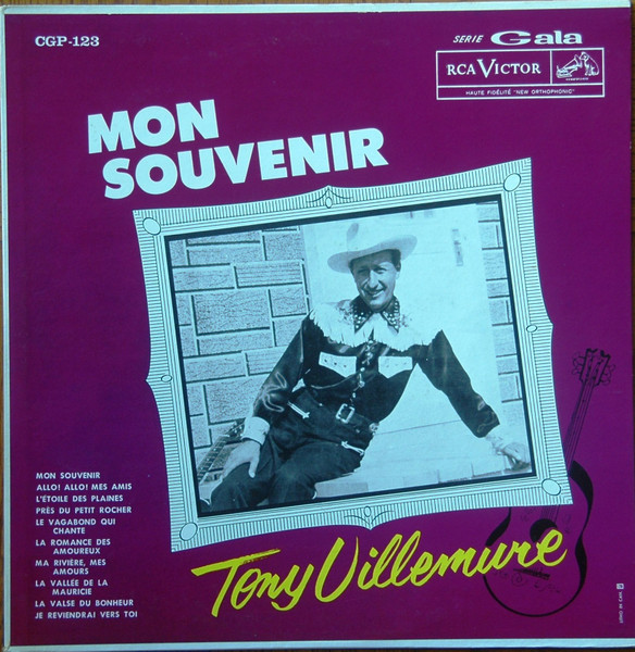 Tony Villemure - Mon Souvenir | RCA Victor (CGP-123) - main Tony Villemure - Mon Souvenir | RCA Victor (CGP-123) - main